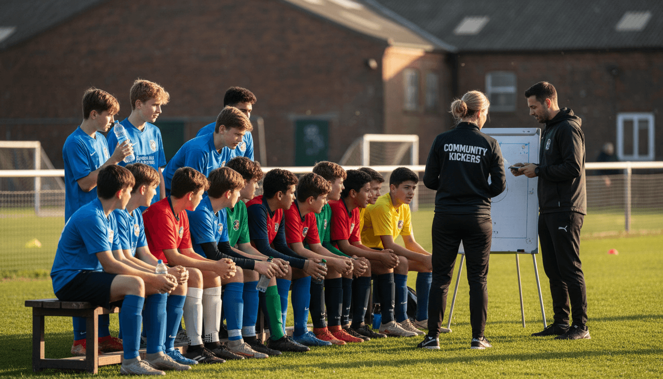 Southern Smoke team and coaches lined up before game